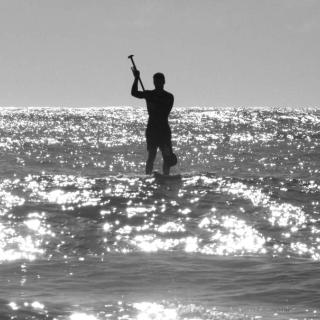 SUPing at Black Head - Back Beach
