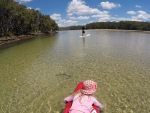 Go to SUPing at Saltwater, Saltwater NSW