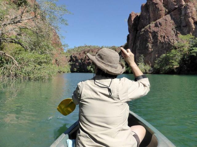Canoeing Lawn Hill Gorge
