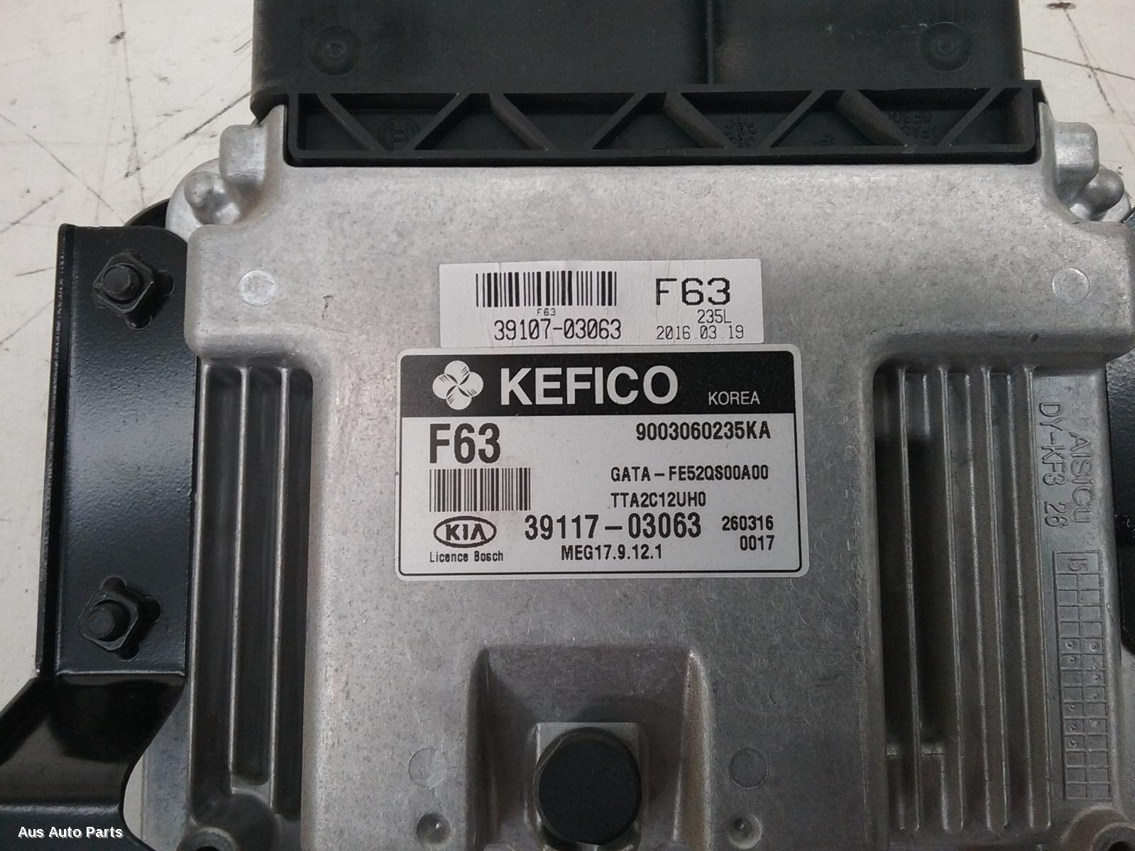 Picanto Ecu 2015-2017 engine ecu,1.2,g4la,auto t/m,petrol,ecu only,ta,03/15- 00001465 #25124