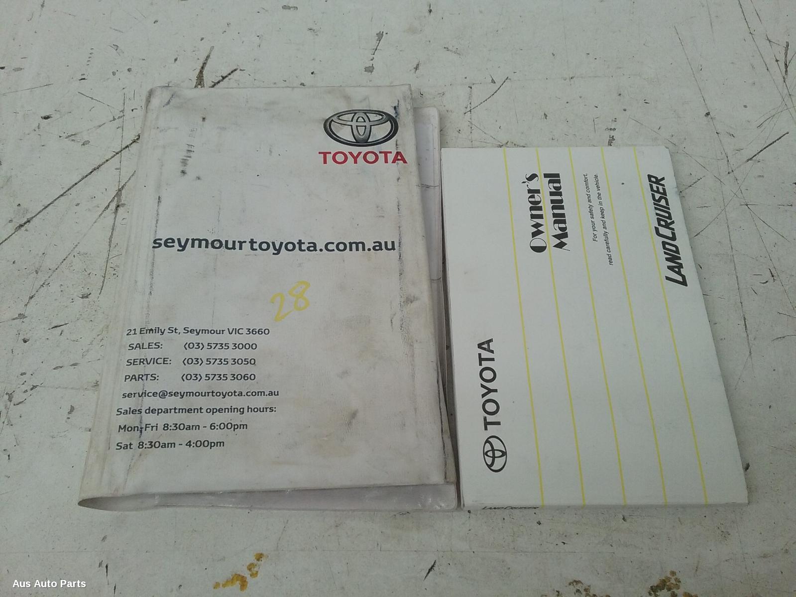 Landcruiser Owners Handbook 2007-2016 76/78/79 series,03/07-09/16 00001436 #25749