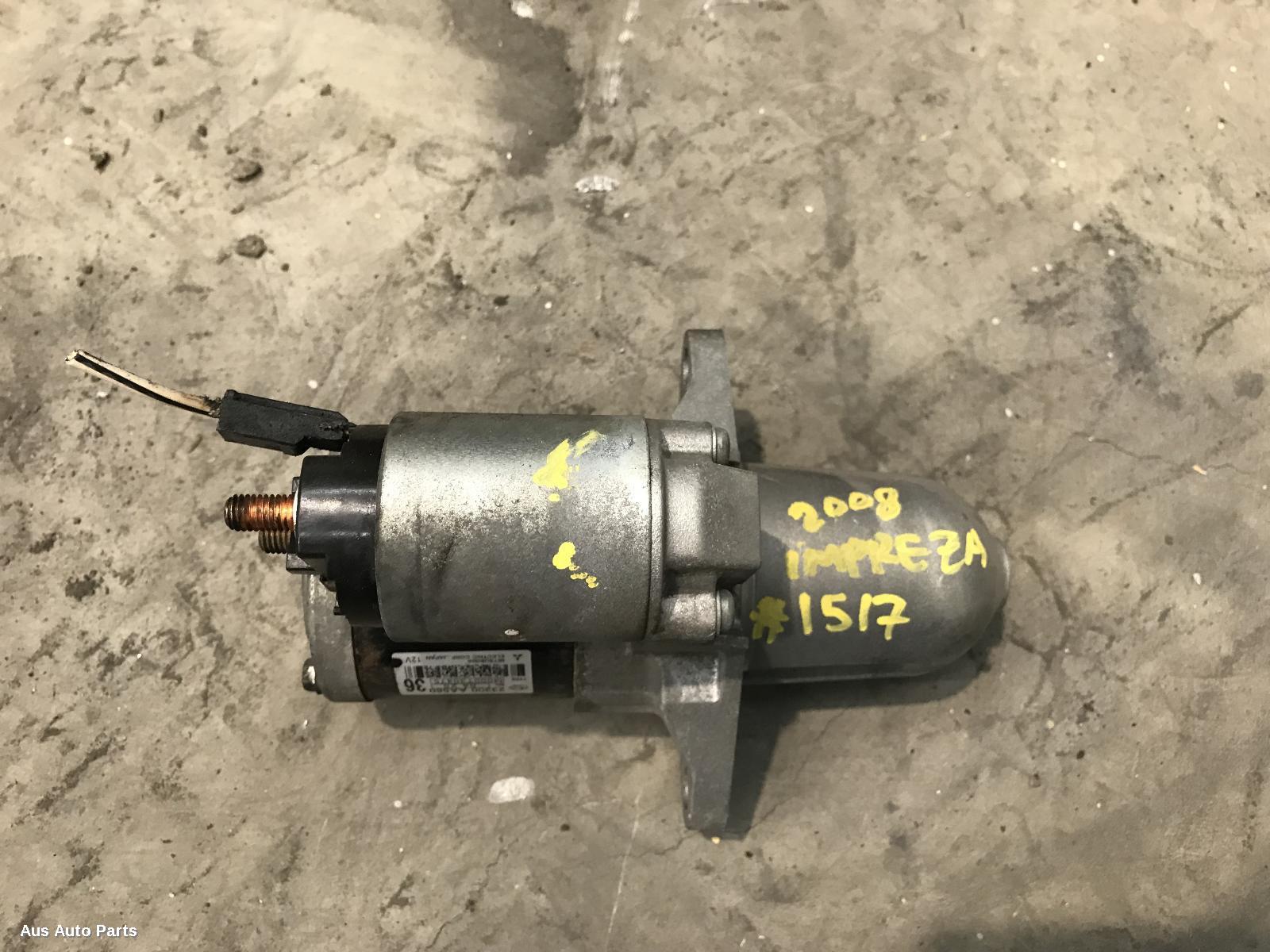 28324, Used starter for 2008 impreza petrol, manual t/m type, 08/0702/13