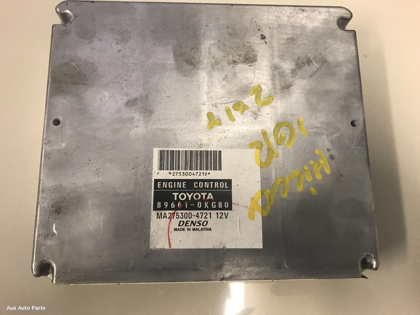 #31085, Used ecu for 2010 hilux| engine ecu, 4.0, 1gr-fe, petrol, auto ...
