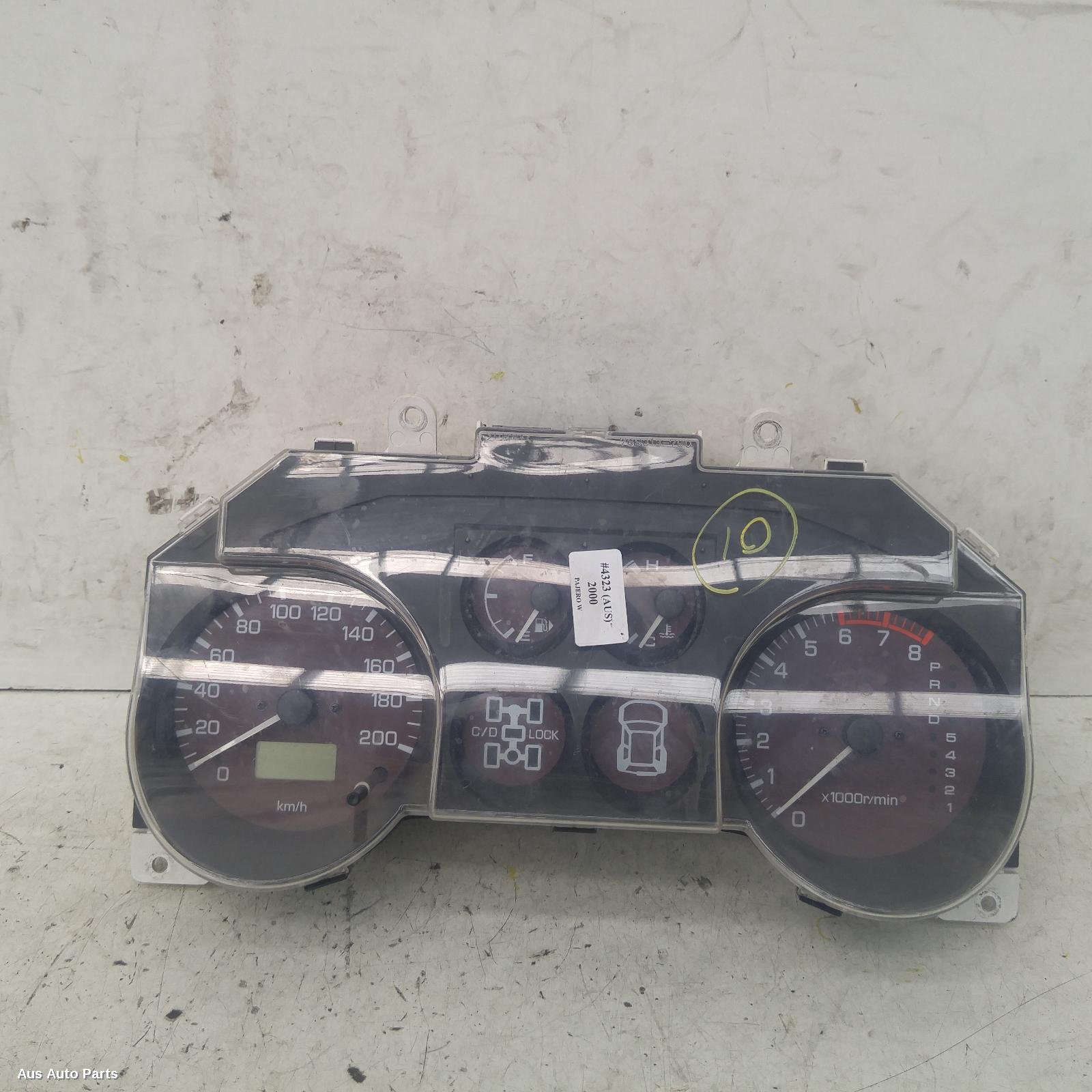 93028, Used instrument cluster for 2000 pajero instrument cluster, petrol, auto, maroon face