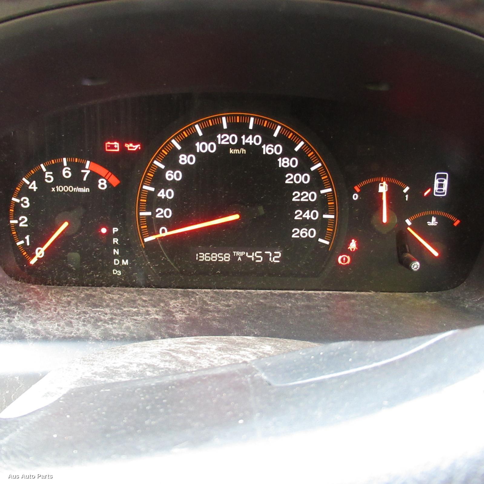 97947, Used instrument cluster for 2003 accord 2.4, auto t/m, 7th gen