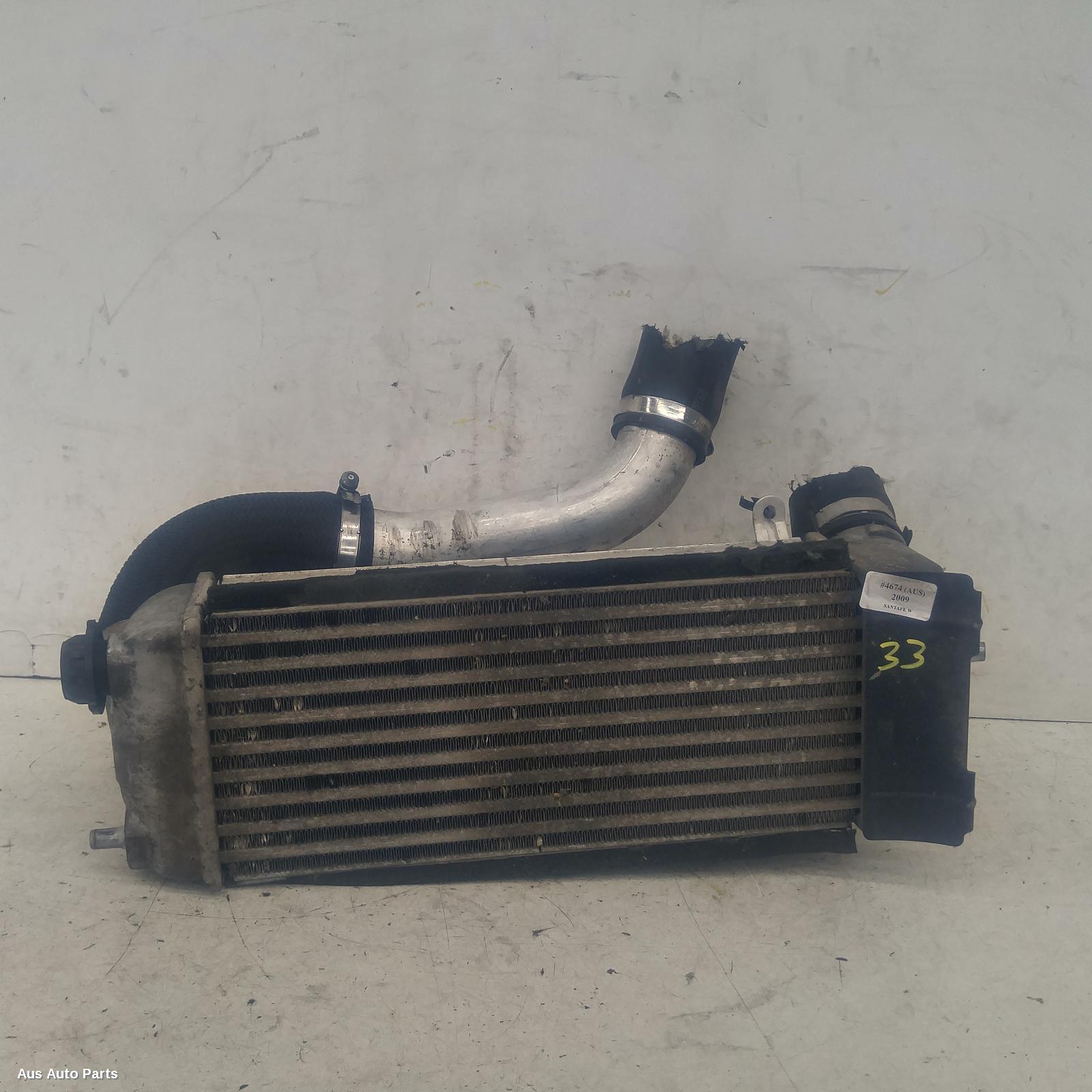 100142, Used intercooler for 2009 Santa fe cm, front mount type, d4hb, 2.2 diesel, 11/0907/12