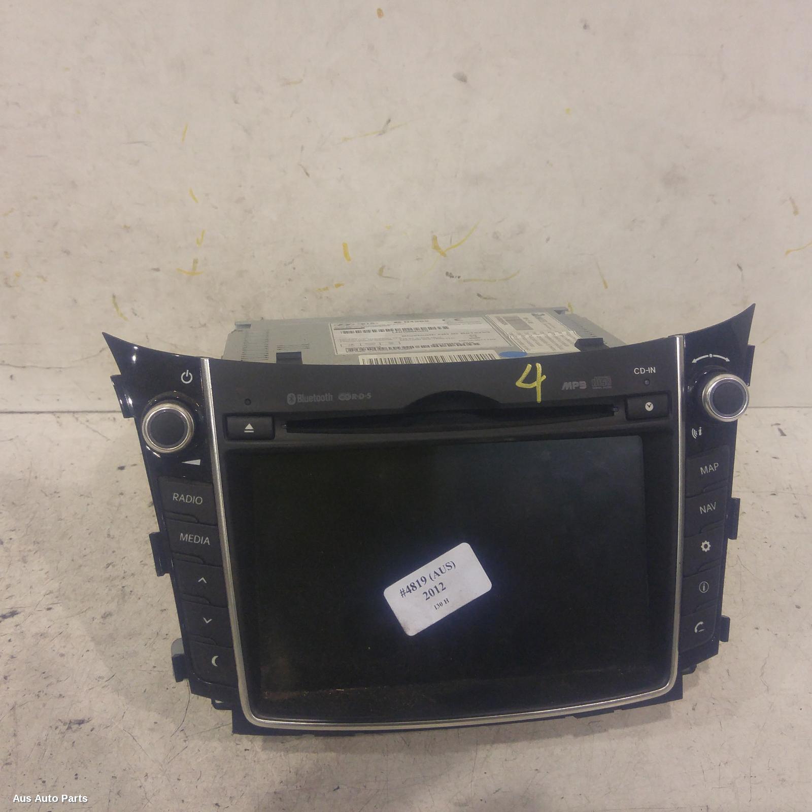 I30 Stereo/head Unit 2012-2017 sat nav head unit,gd,05/12-02/17 00004819 #107616