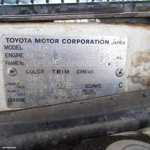 This is Actual photo of  fits 1997~ 2005 Toyota hilux