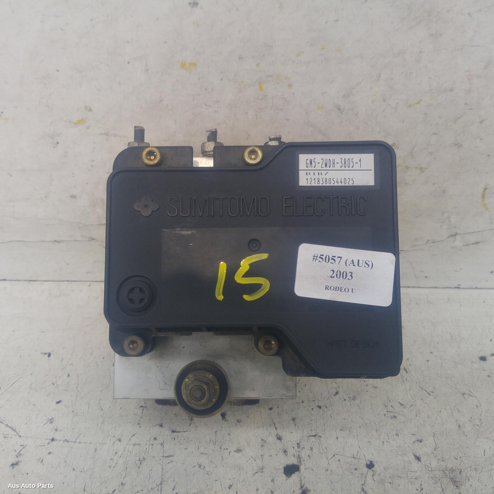 #109925, Used abs pump/modulator for 2003 rodeo| 2wd, early type, ra ...