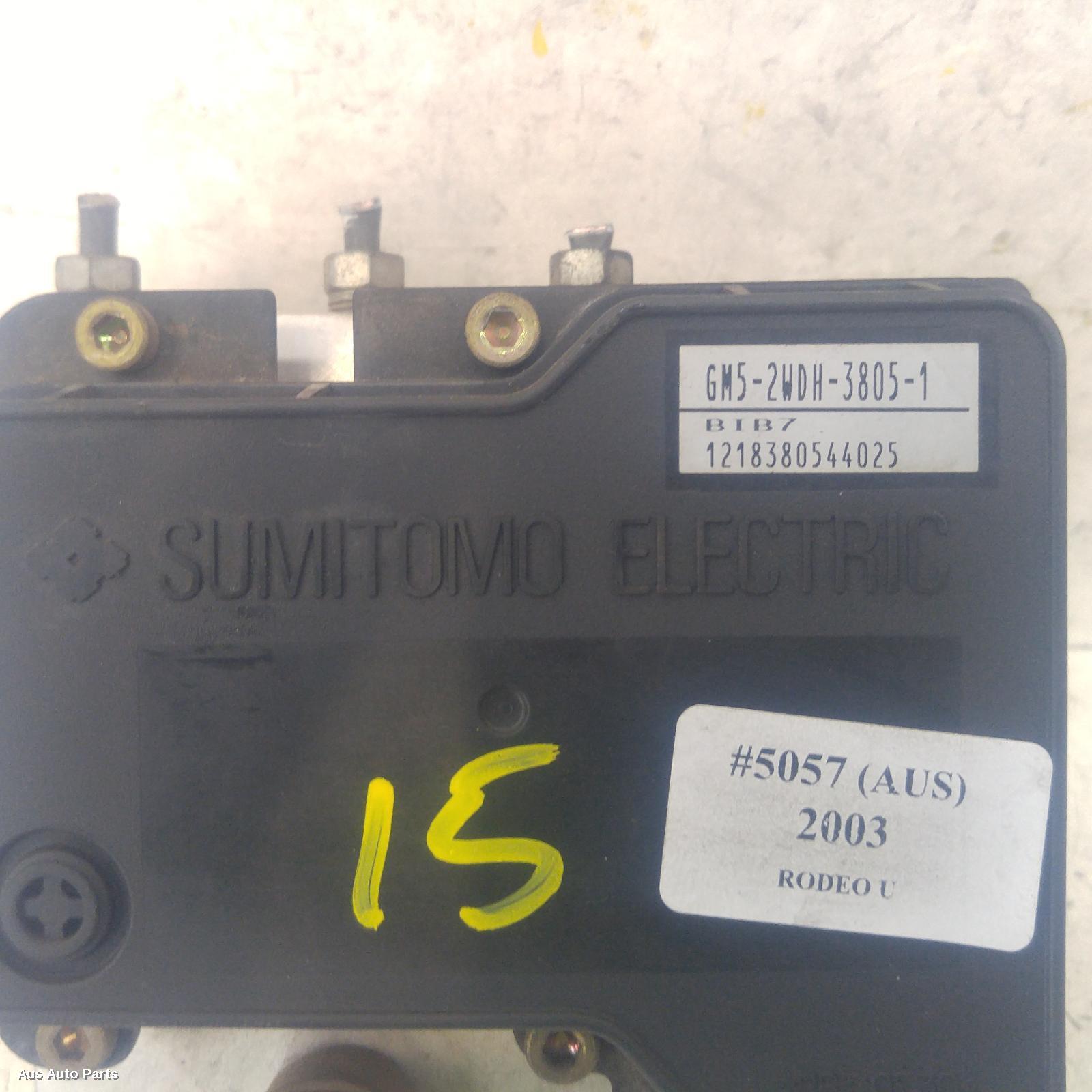 #109925, Used abs pump/modulator for 2003 rodeo| 2wd, early type, ra ...