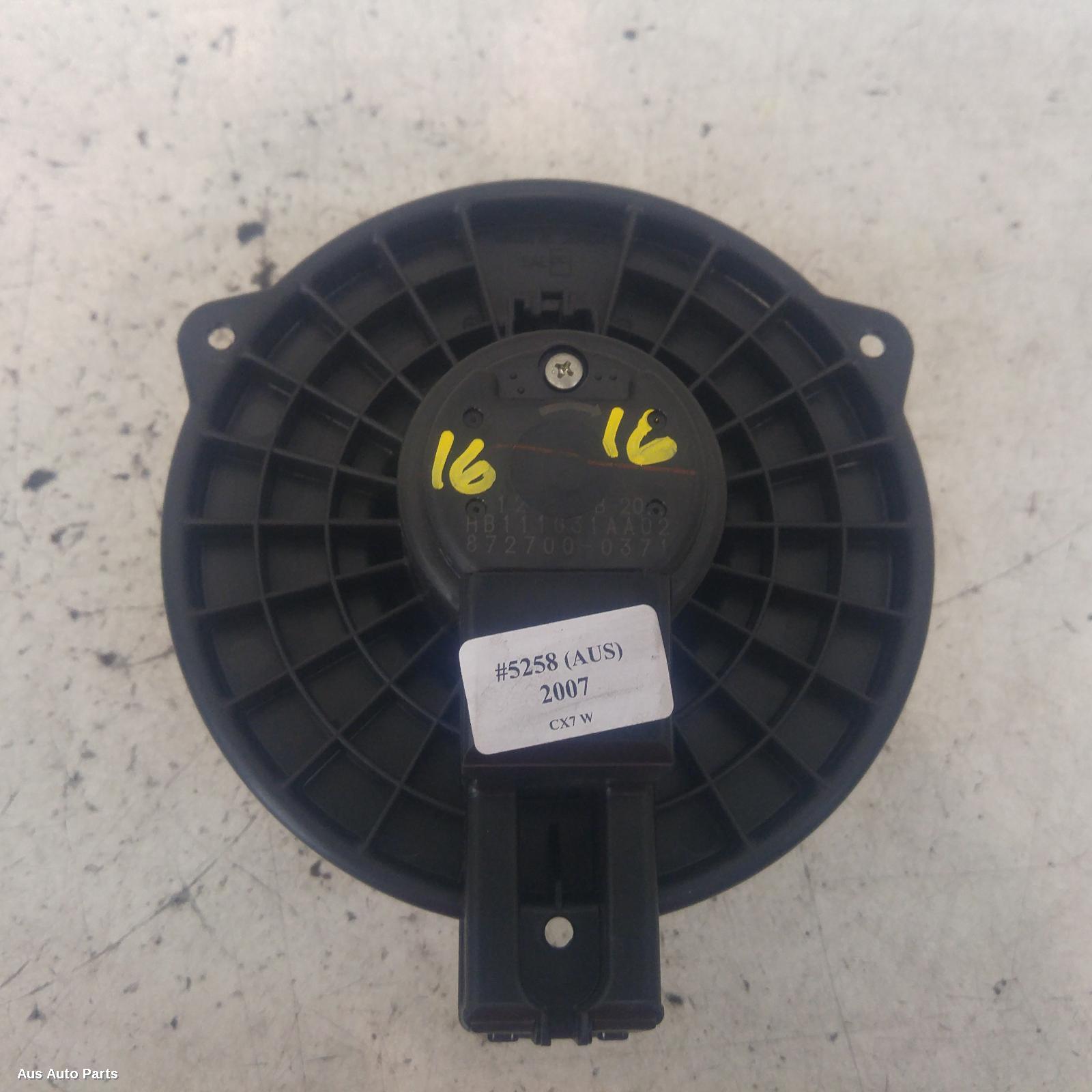 Cx7 Heater Fan/motor 2006-2012 er,11/06-02/12 00005258 #111781