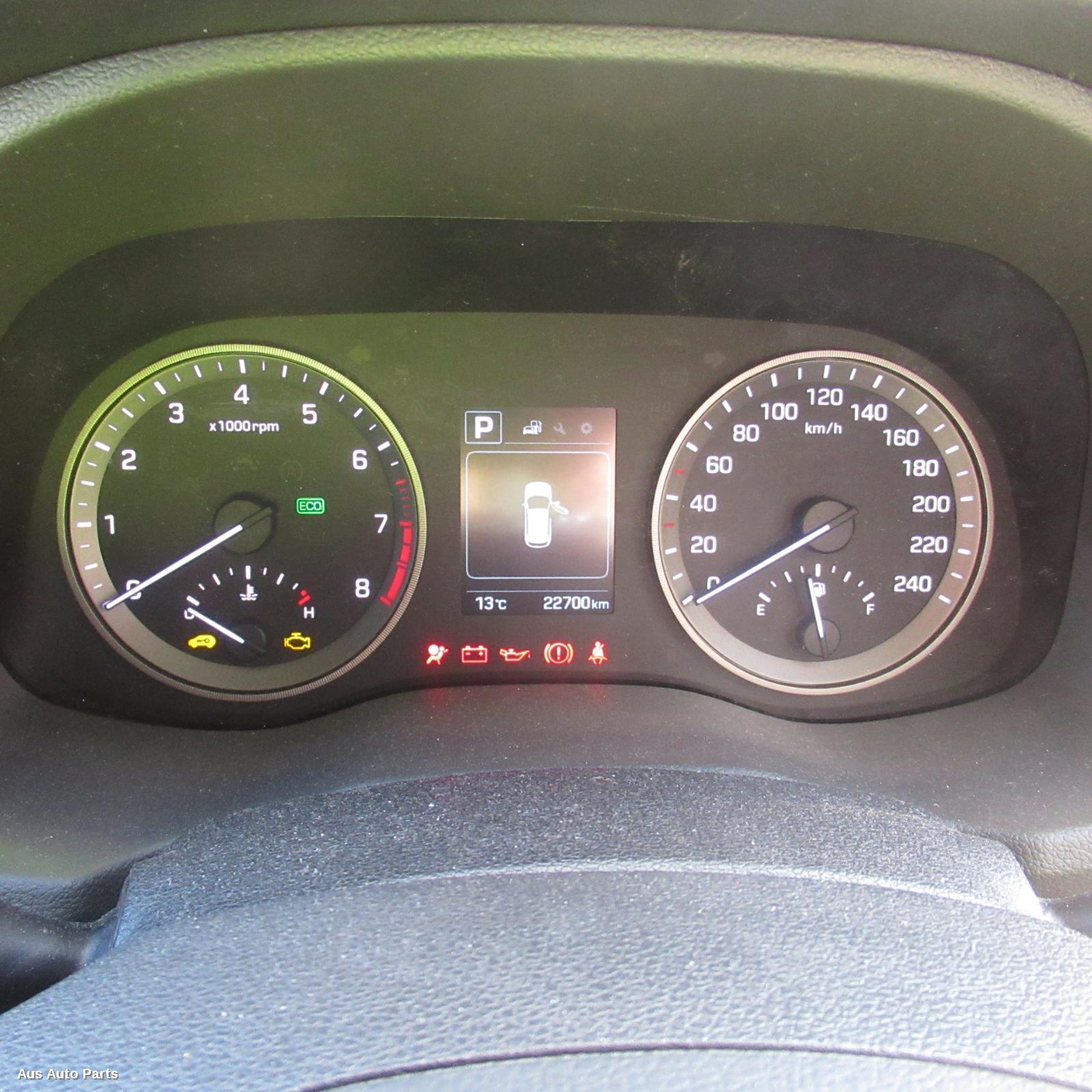 117339, Used instrument cluster for 2016 tucson petrol, tl, 07/15