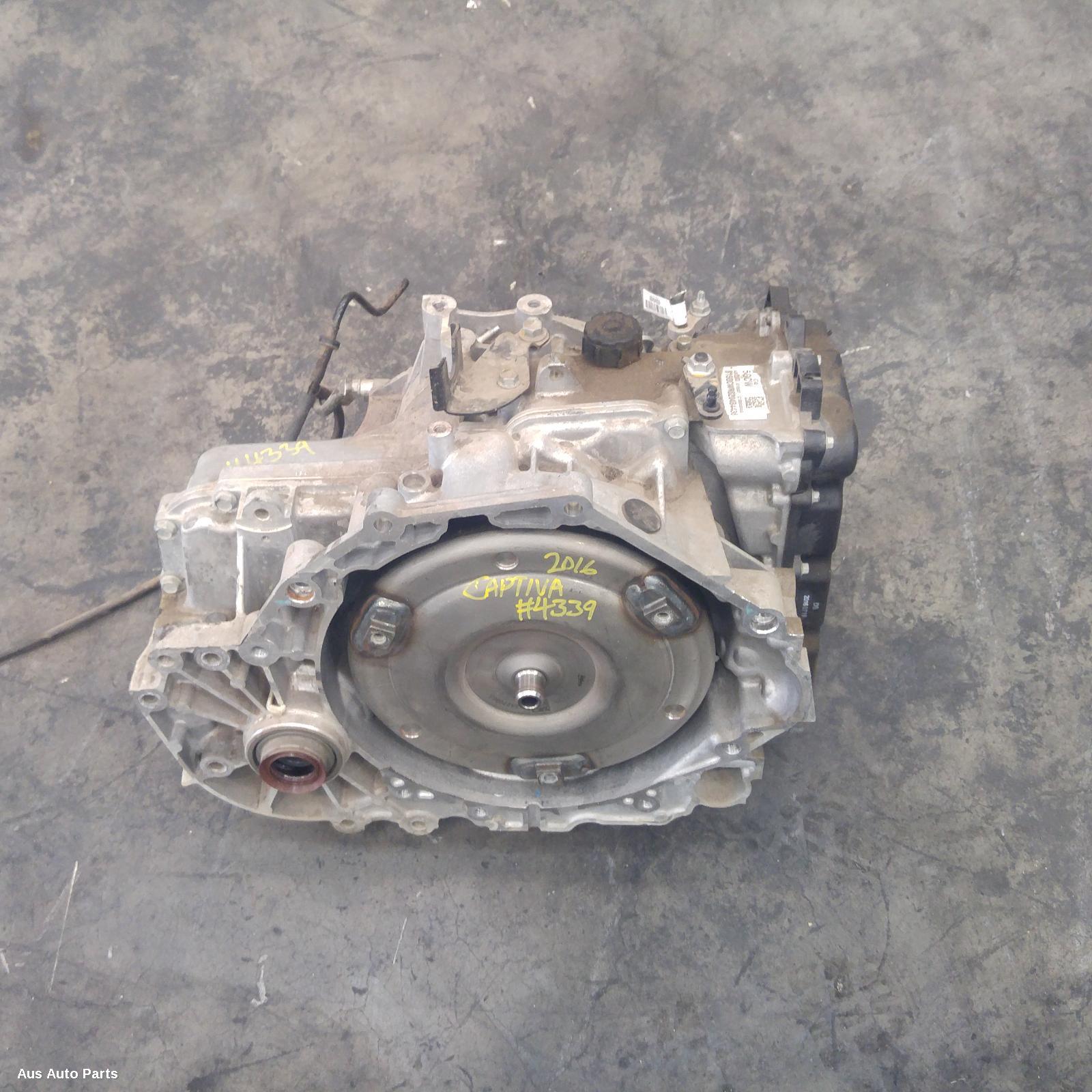117098, Used transmission/gearbox for 2016 captiva auto, fwd, petrol