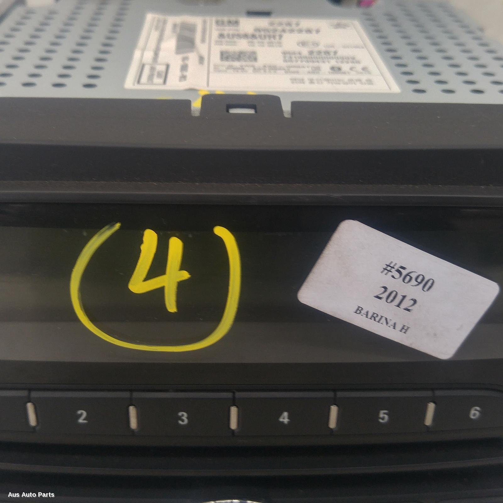 Barina Stereo/head Unit 2011-2016 radio/cd player,tm,09/11-08/16 00005690 #118993