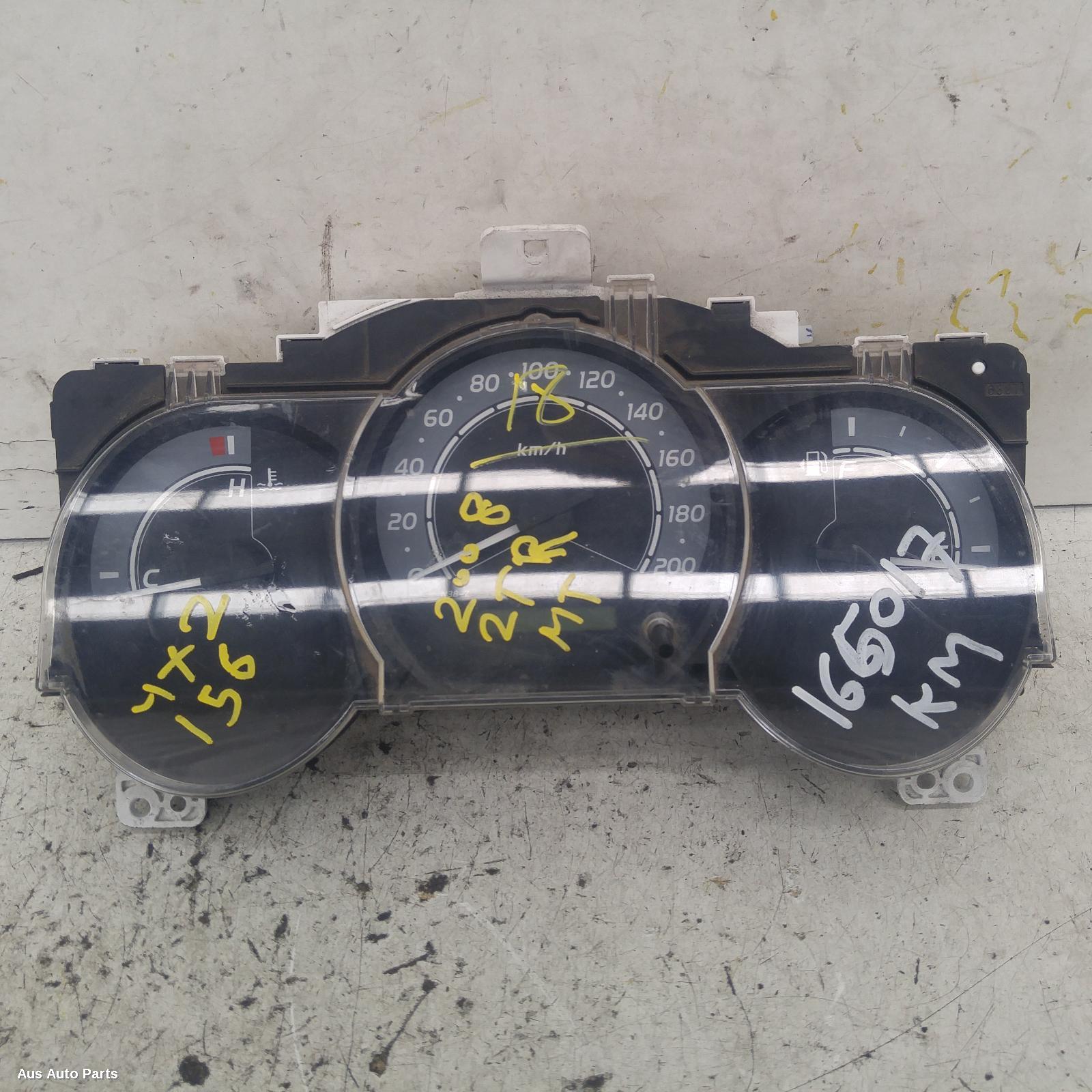 Hilux Instrument Cluster 2005-2011 petrol,2.7,workmate,03/05-06/11 partwh #122360