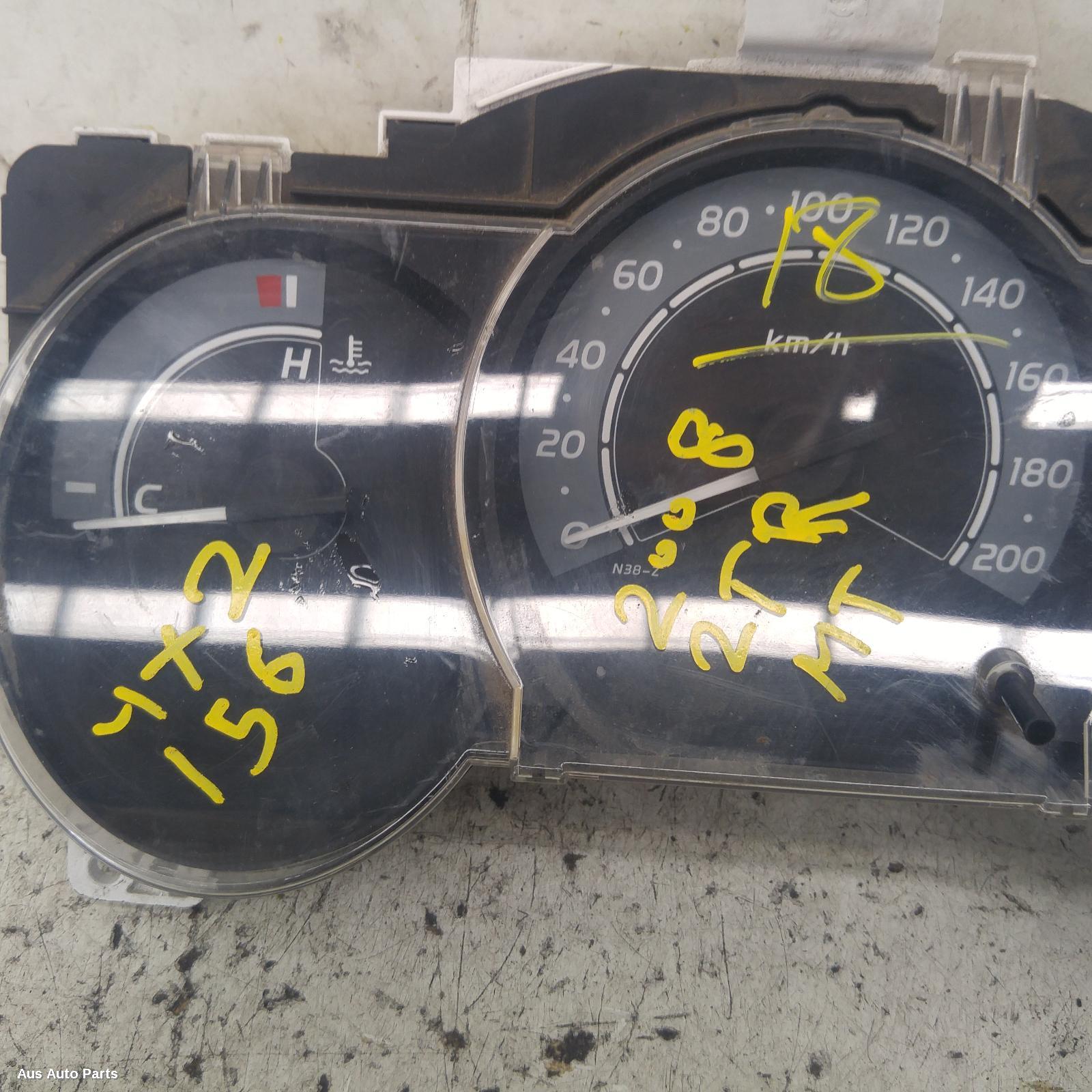 Hilux Instrument Cluster 2005-2011 petrol,2.7,workmate,03/05-06/11 partwh #122360