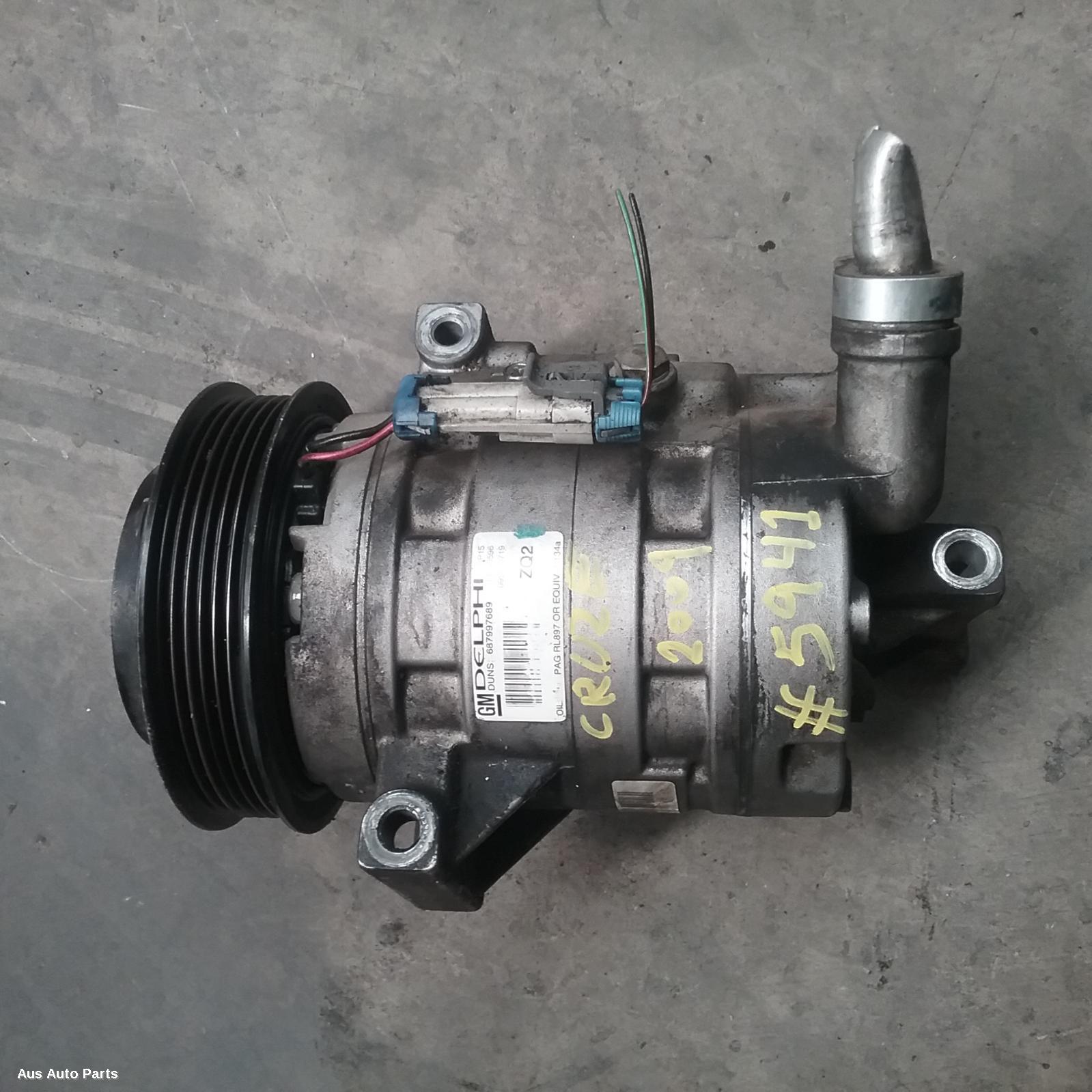 127113, Used aircon compressor for 2009 cruze jg, 1.8, petrol, 03/09