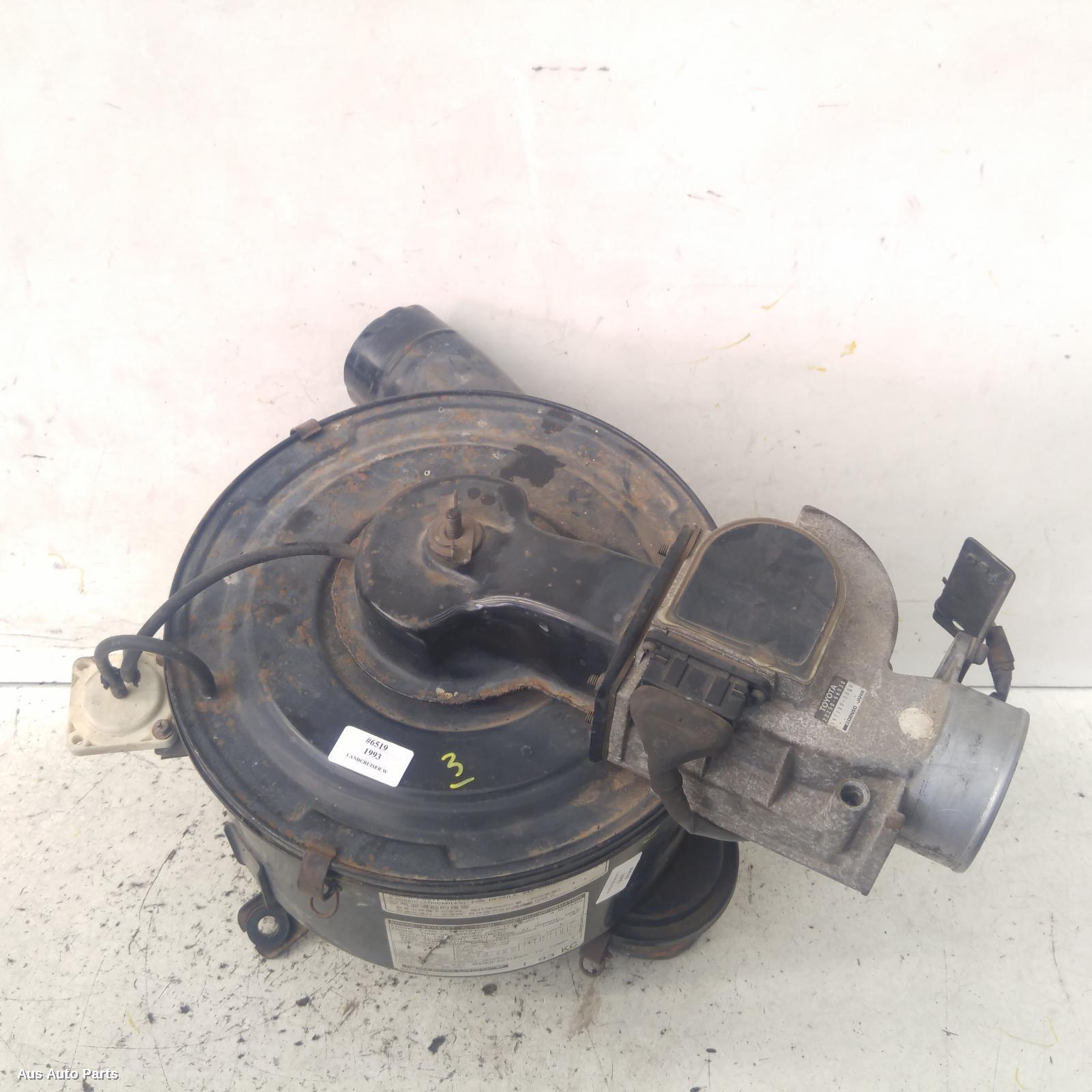 133888, Used air cleaner/box for 1993 landcruiser 80 series, 4.5, 1fzf, w/ alloy air flow