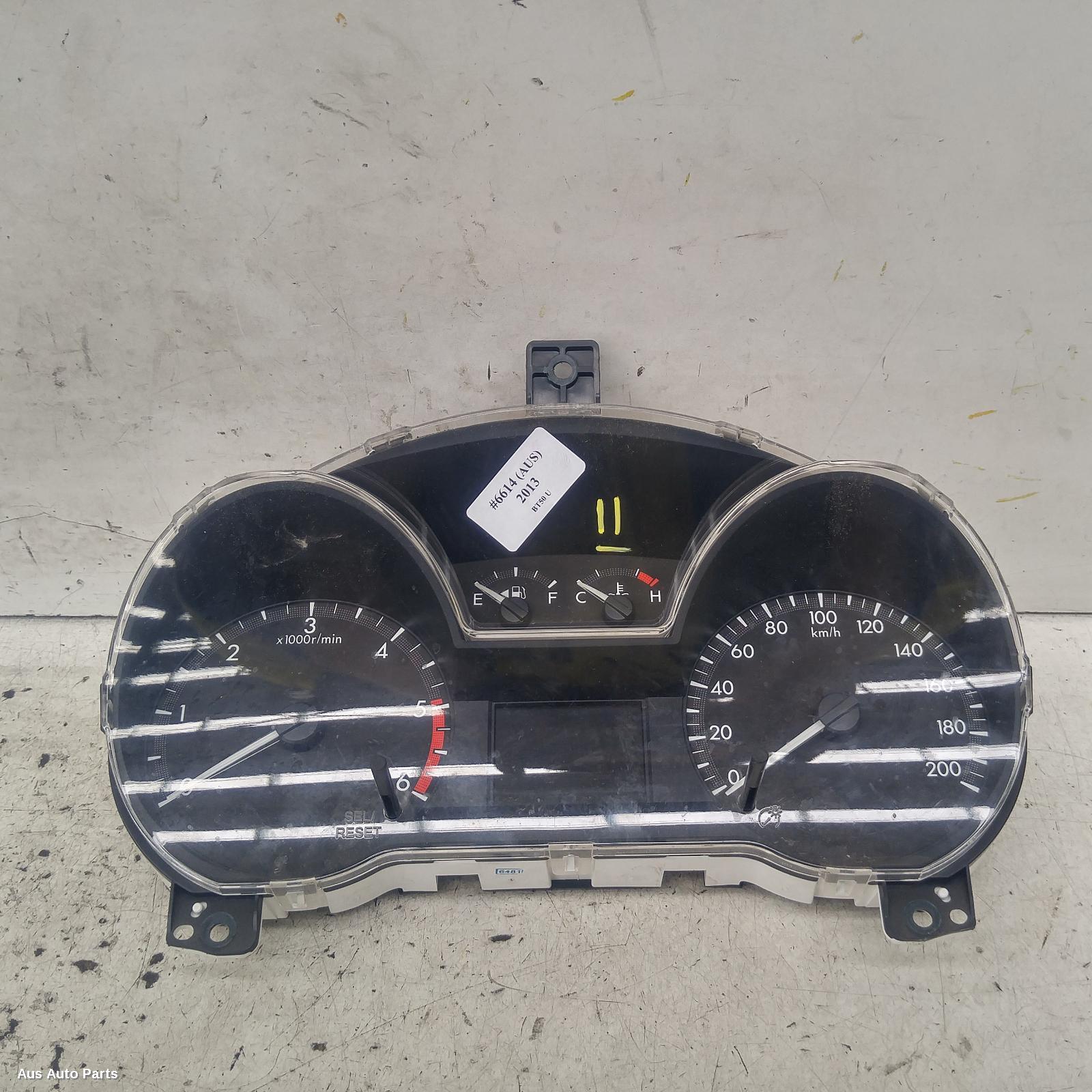 Bt50 Instrument Cluster 2011-2020 instrument cluster,manual t/m type,2wd,up-ur,10/11- 00006614 #137304