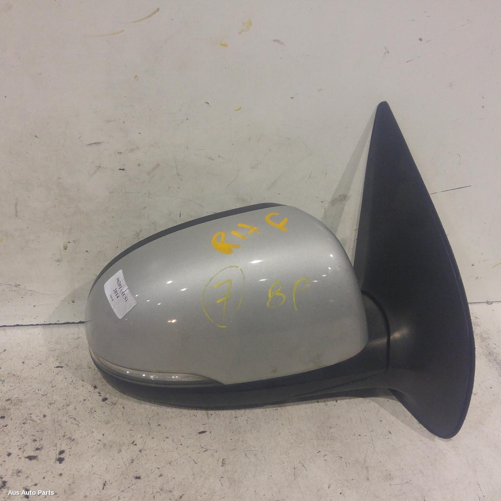 I20 Door Mirror Right 2012-2015 pb,power folding,w/ flasher type,03/12-12/15 00006201 #138236