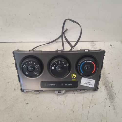 heater/aircon controls