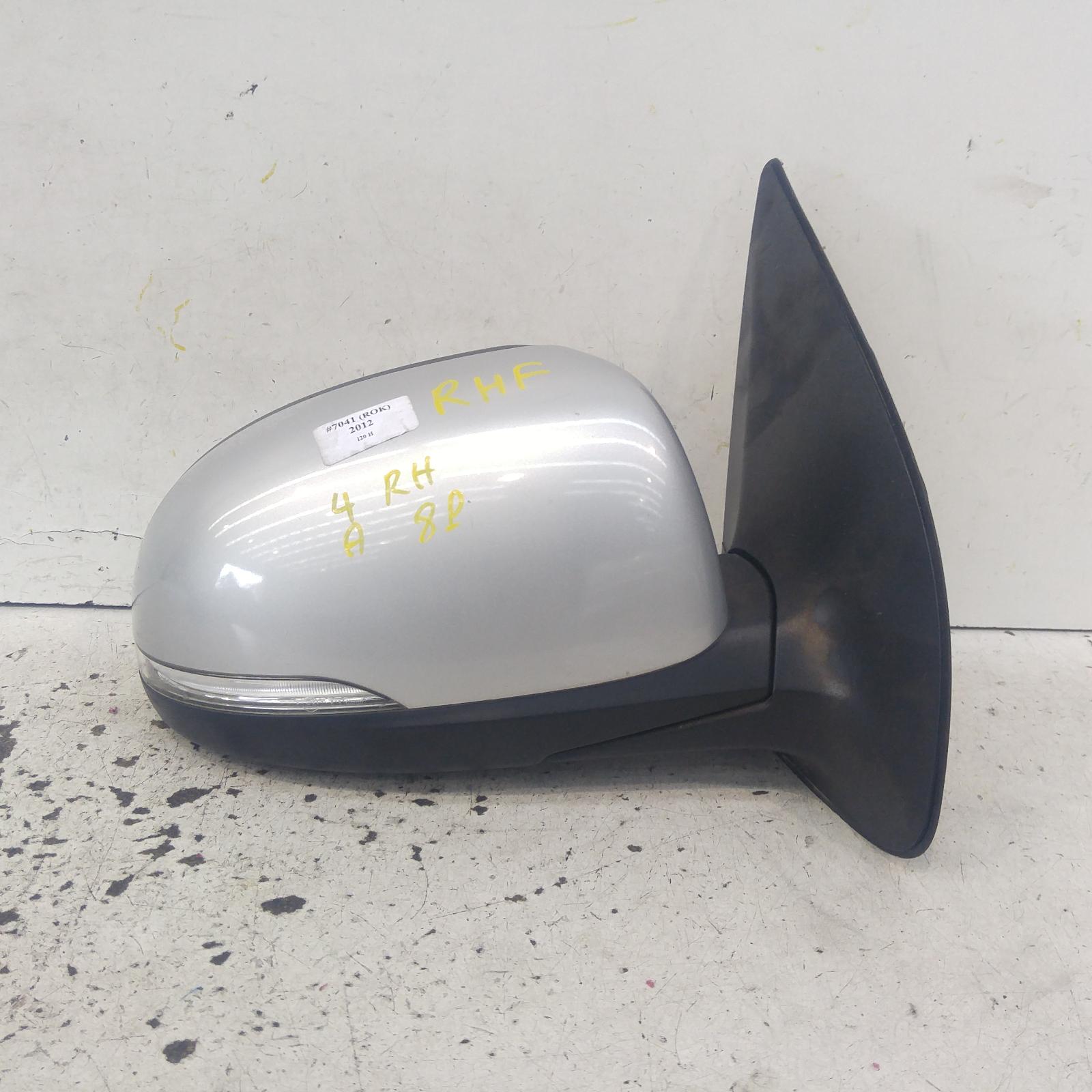 I20 Door Mirror Right 2012-2015 pb,power folding,w/ flasher type,03/12-12/15 00007041 #148908