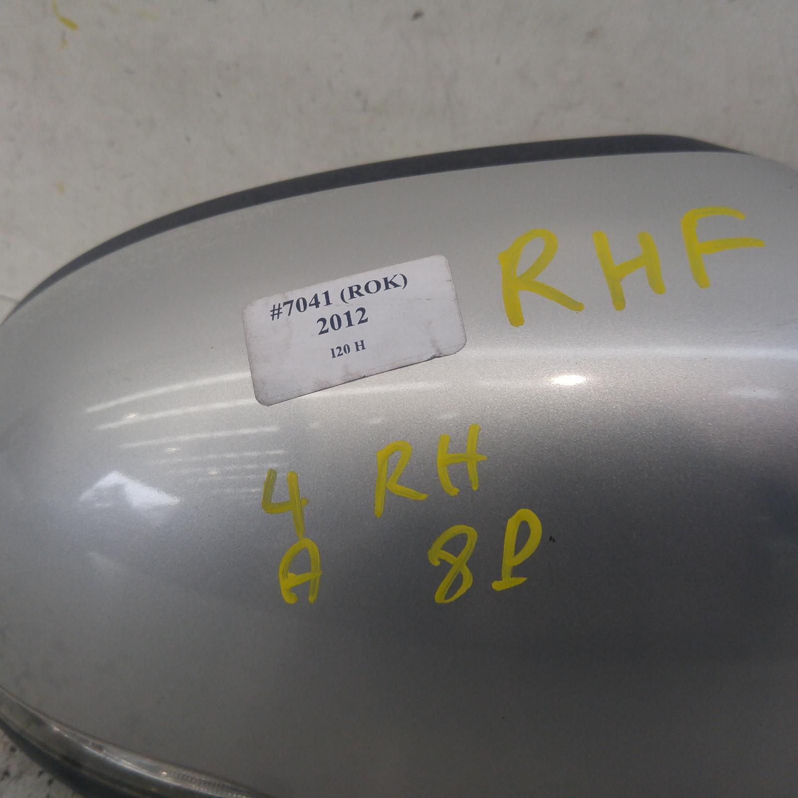 I20 Door Mirror Right 2012-2015 pb,power folding,w/ flasher type,03/12-12/15 00007041 #148908