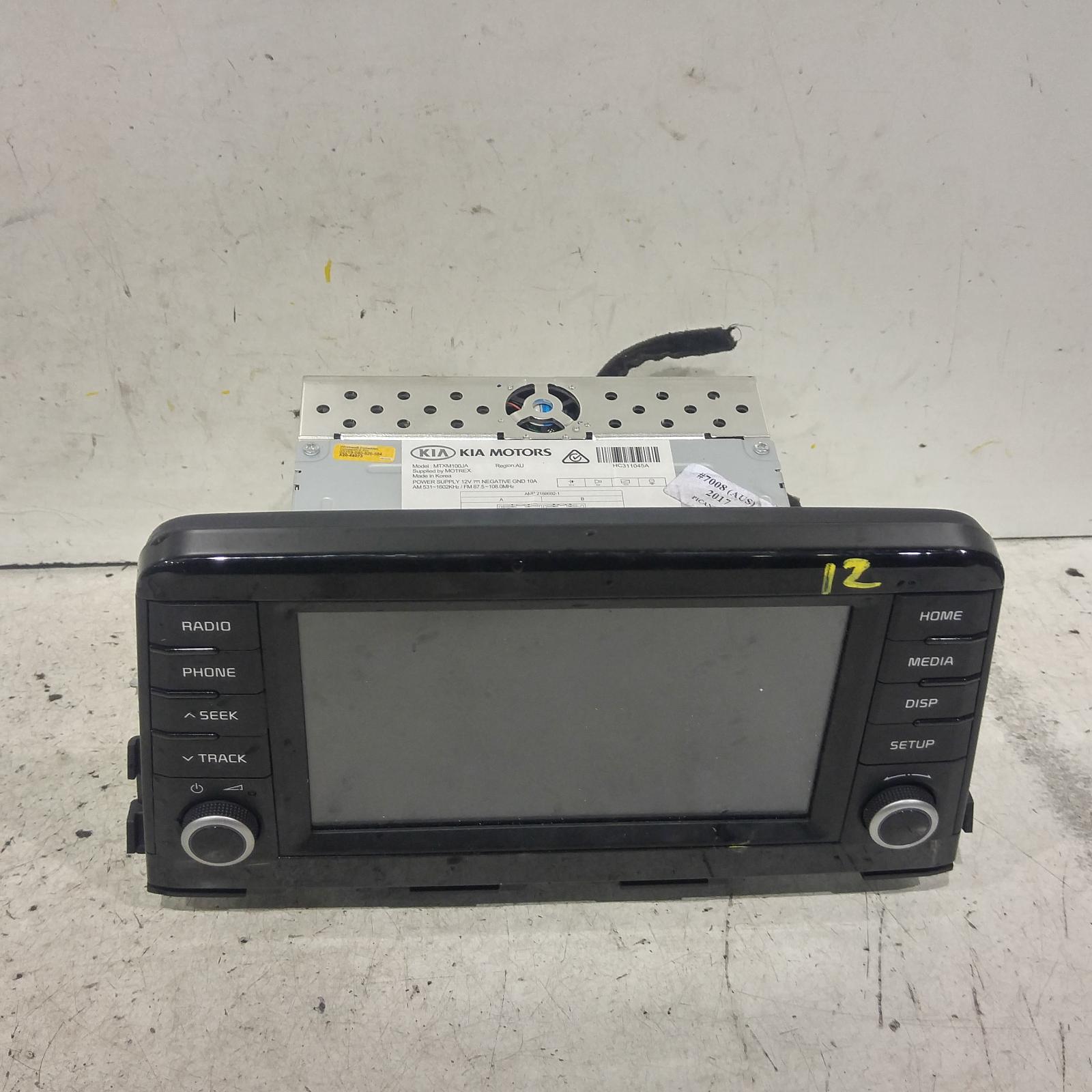 Picanto Stereo/head Unit 2017-2020 display unit,7in touchscreen,ja,05/17-07/20 00007008 #150892