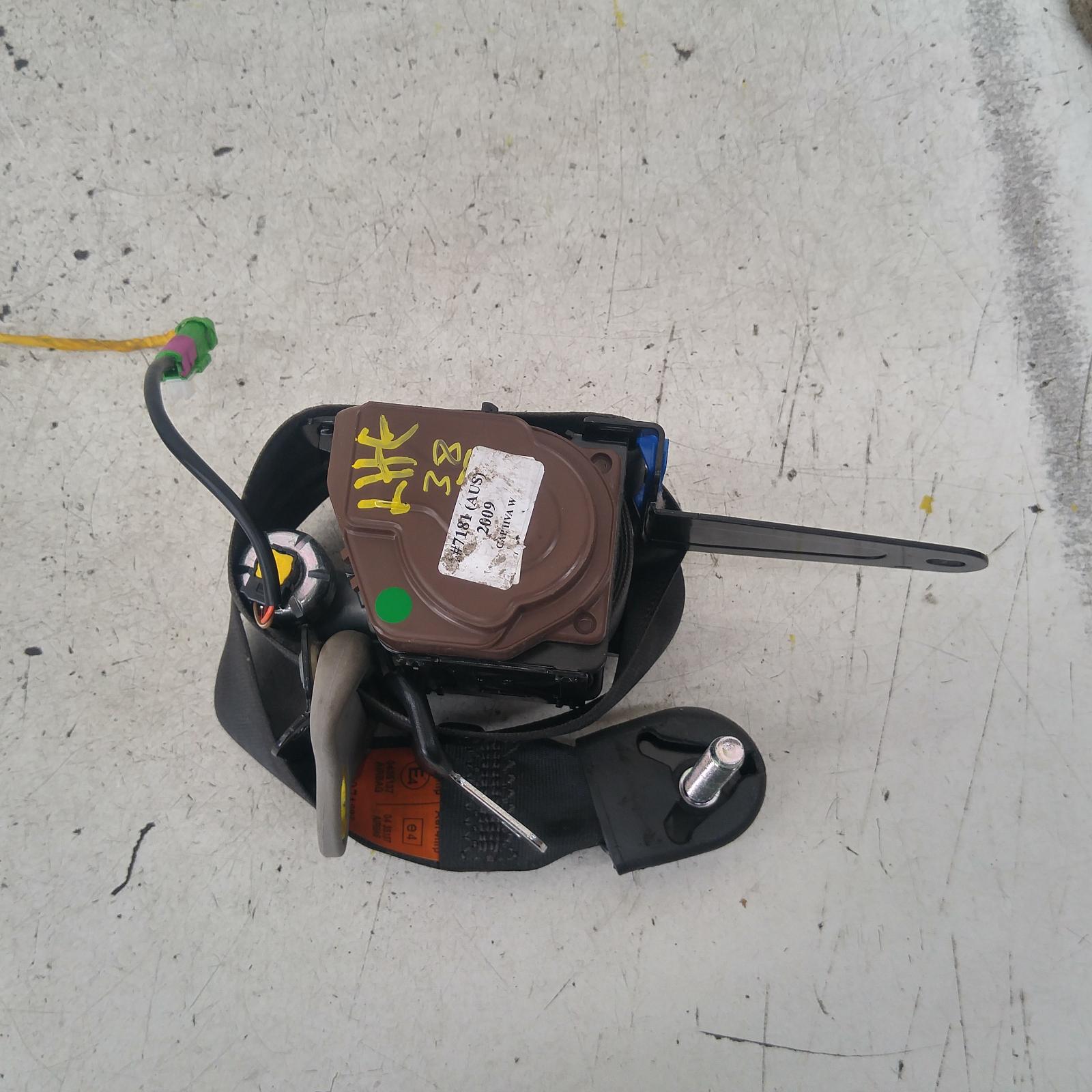 Captiva Seat Belt Stalk 2006-2011 lh front,seat belt only,cg,w/ pretensioner type,09/06-02/11 00007181 #154492