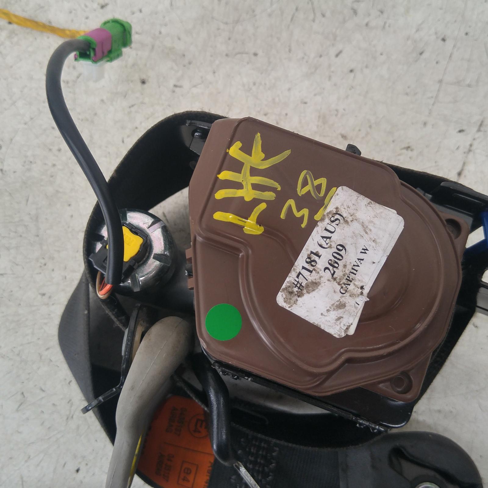 Captiva Seat Belt Stalk 2006-2011 lh front,seat belt only,cg,w/ pretensioner type,09/06-02/11 00007181 #154492