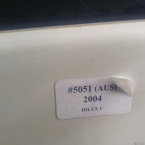 door/sliding rear left