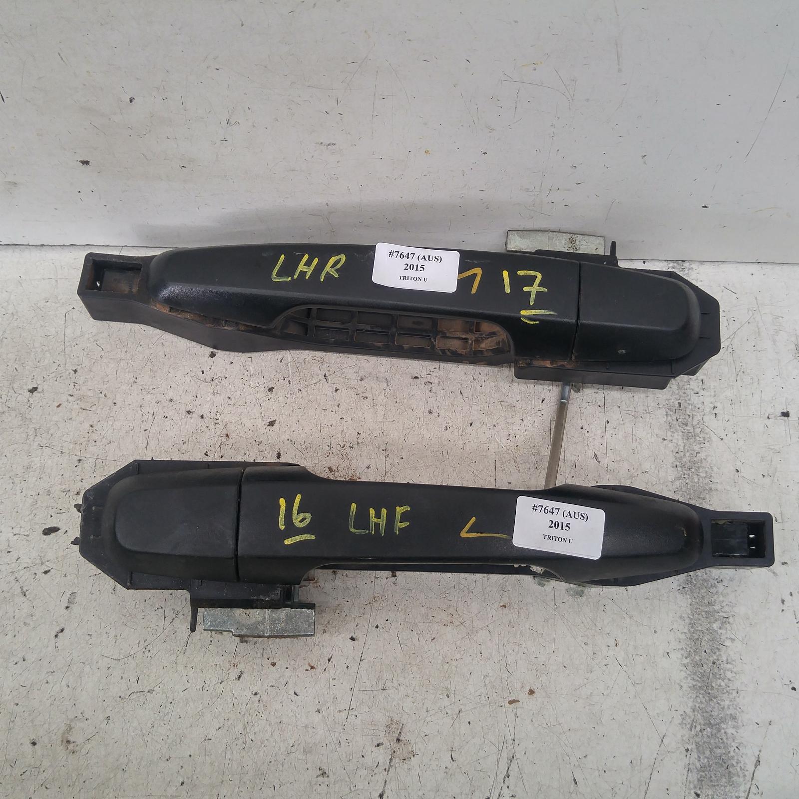 Triton Door Handle 2006-2015 outer,lh front/lh rear,black,ml-mn,07/06-04/15 00007647 #161666