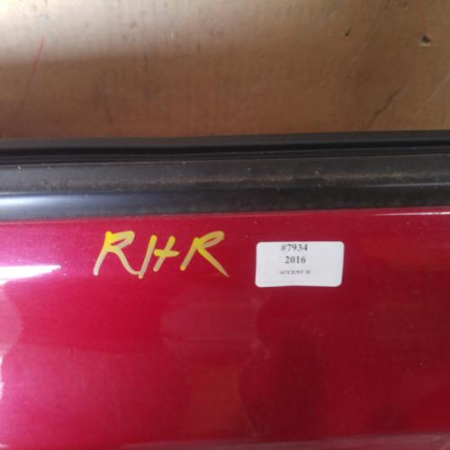 door/sliding rear right