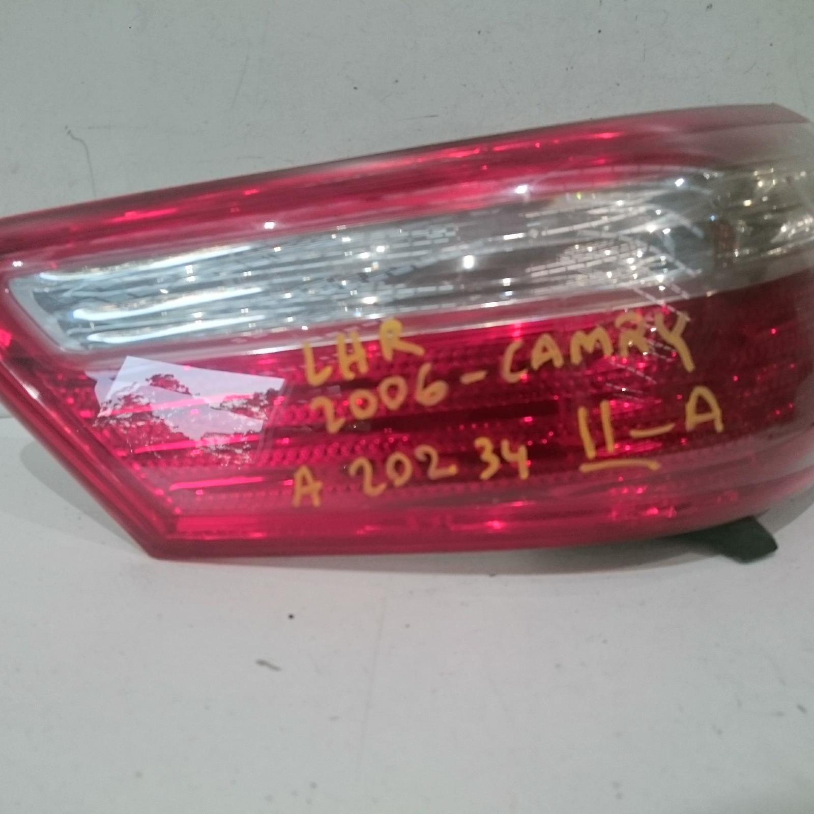 Camry Taillight Left 2006-2009 acv40,06/06-03/09 partwh #170090