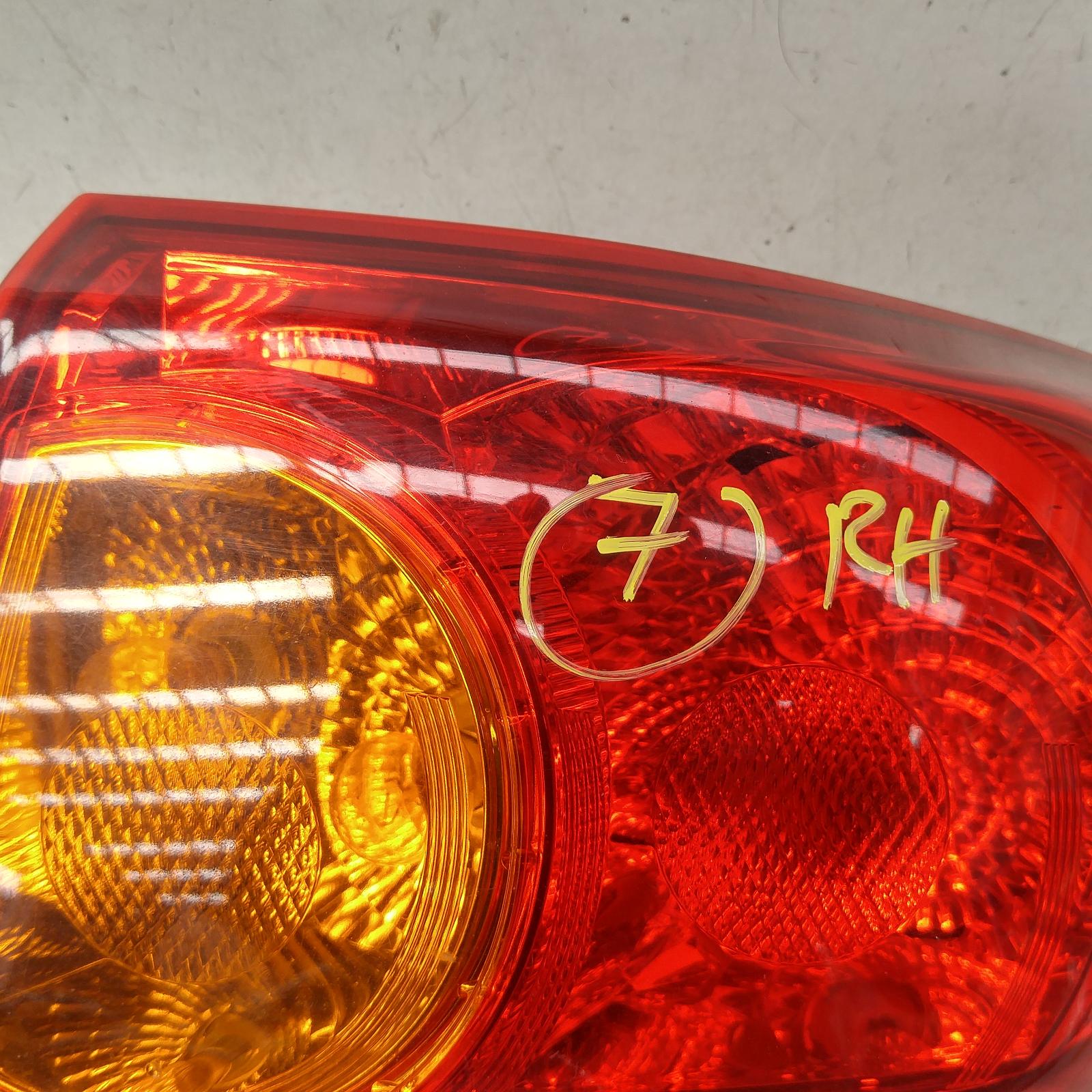 Corolla Taillight Right 2007-2010 zre152/153r,sedan,03/07-02/10 00007970 #170649