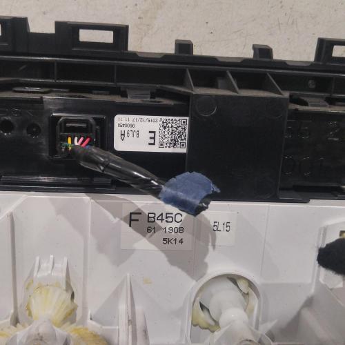 heater/aircon controls