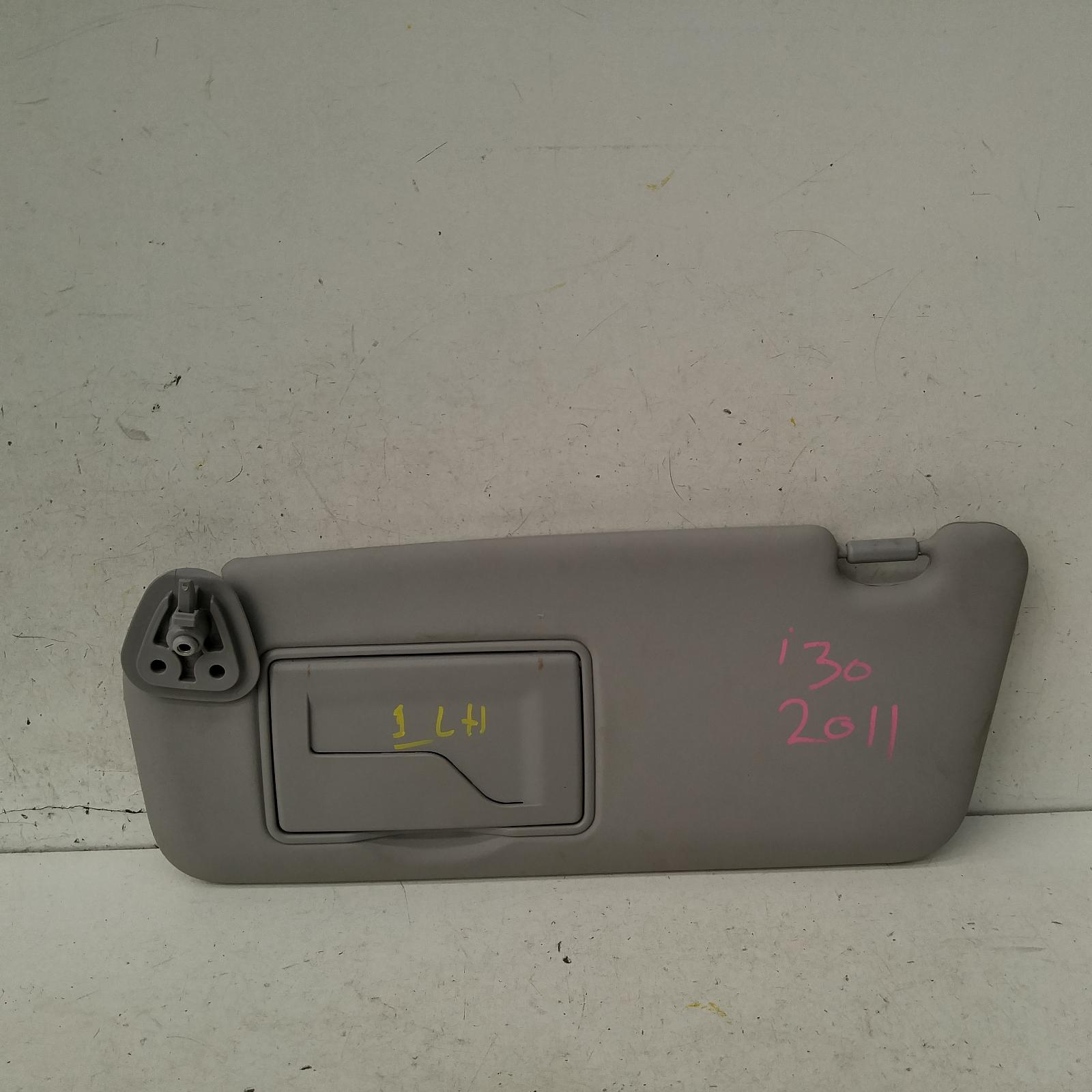I30 Sunvisor 2007-2012 fd,lh side,non light type,09/07-04/12 partwh #171976