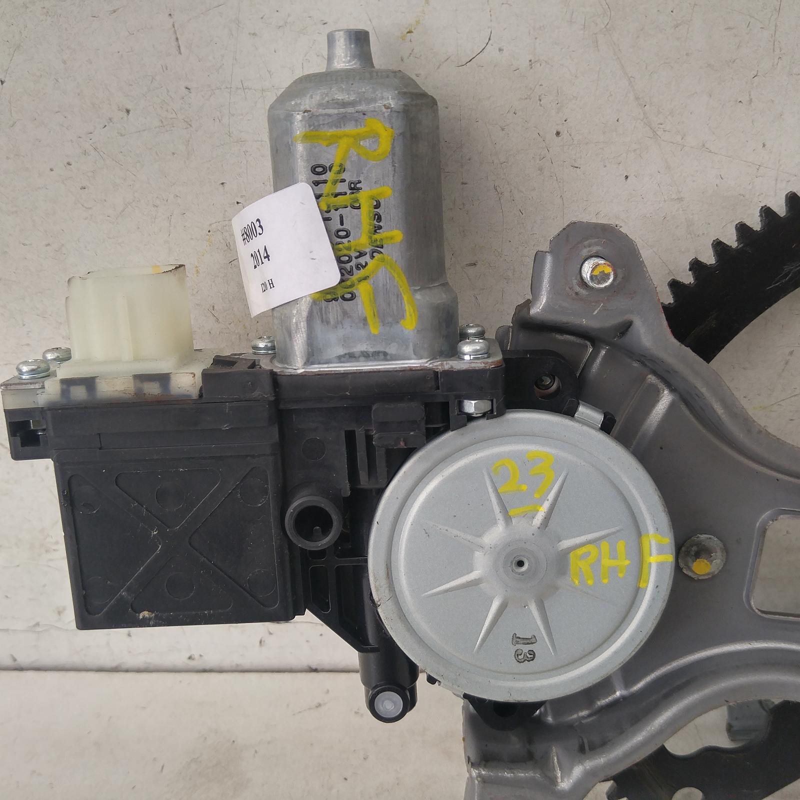 I20 Window Regulator/motor Front Right 2010-2015 pb,5dr hatch,07/10-12/15 00008003 #172826