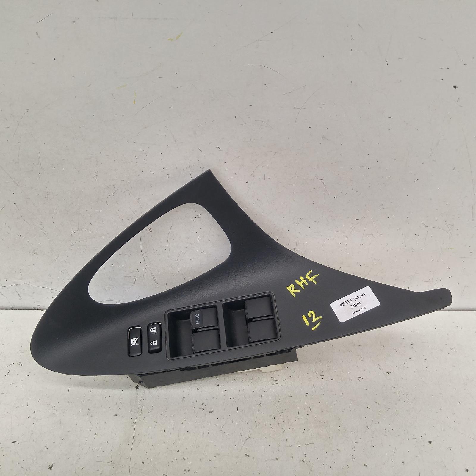 Aurion Power Door Window Switch 2006-2012 rh front (master switch),gsv40r,10/06-03/12 00008213 #177966
