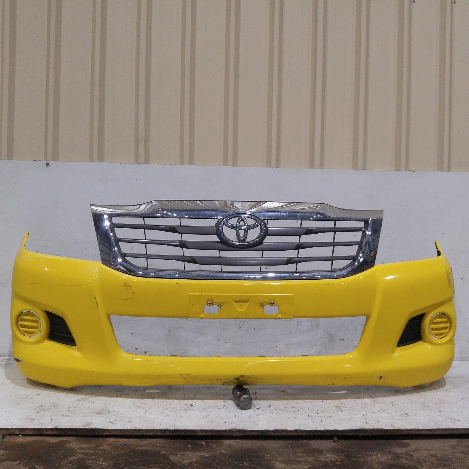 177981, Used bumper front for 2012 hilux bumper bar, sr, colour coded