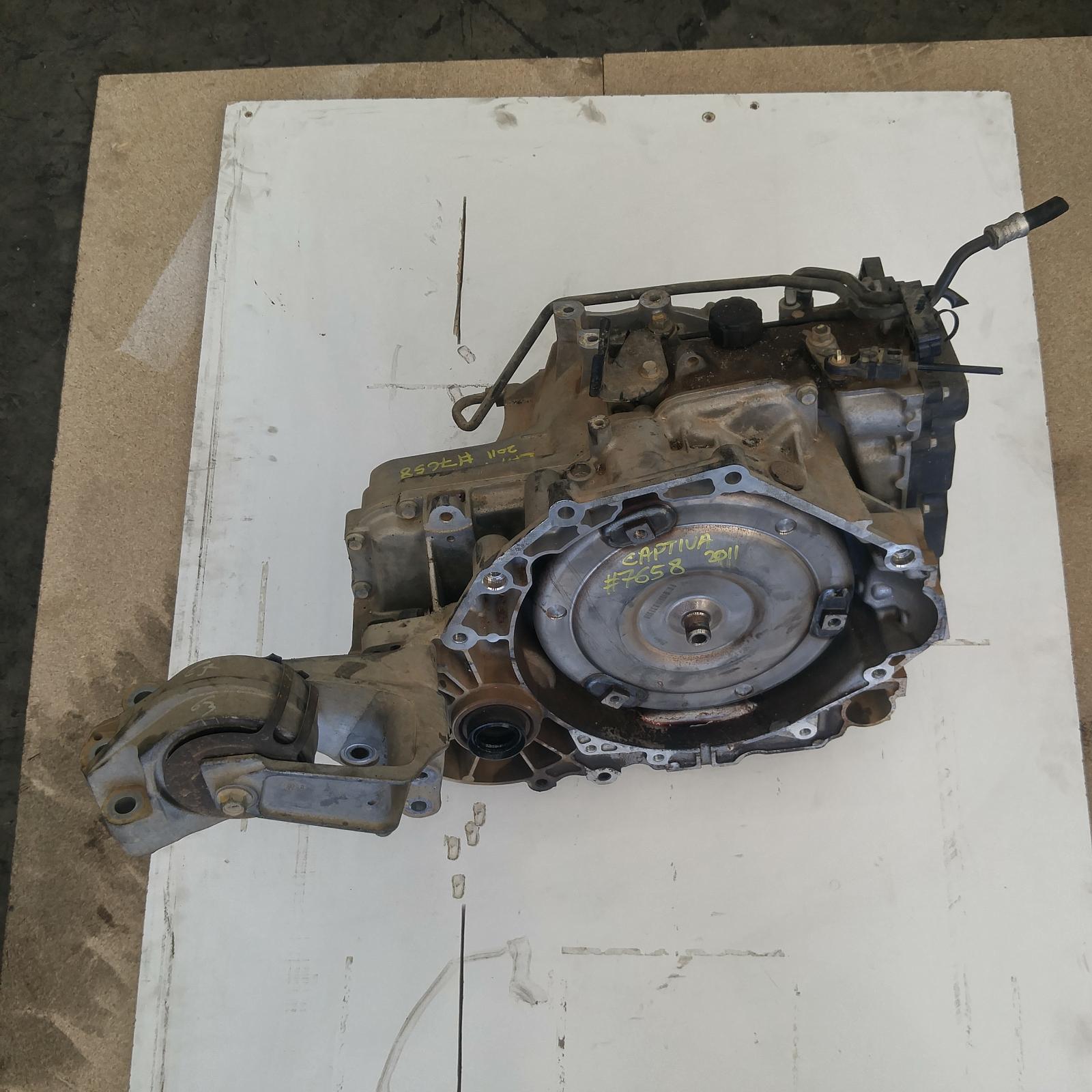 180549, Used transmission/gearbox for 2011 captiva auto, fwd, petrol