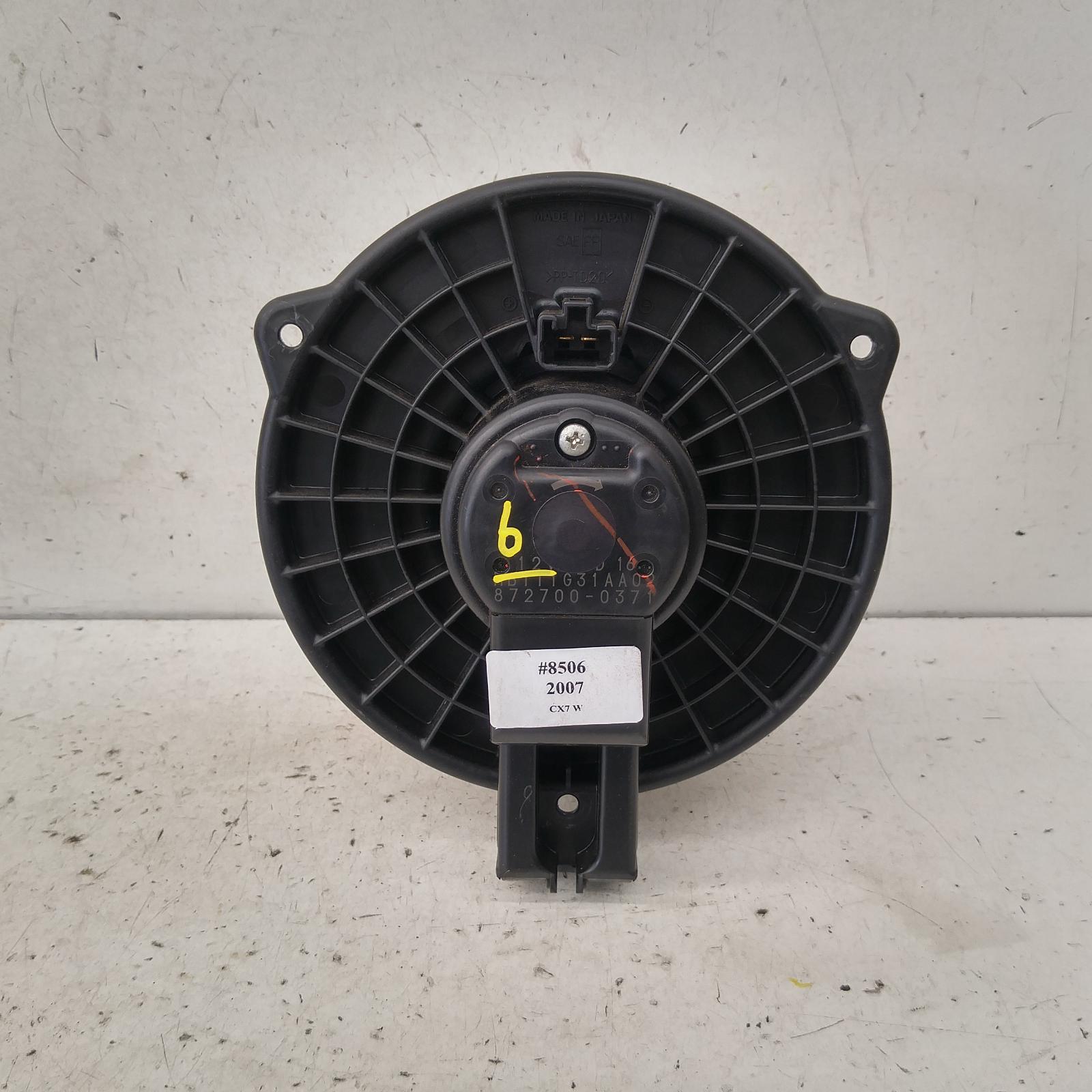 Cx7 Heater Fan/motor 2006-2012 er,11/06-02/12 00008506 #186966