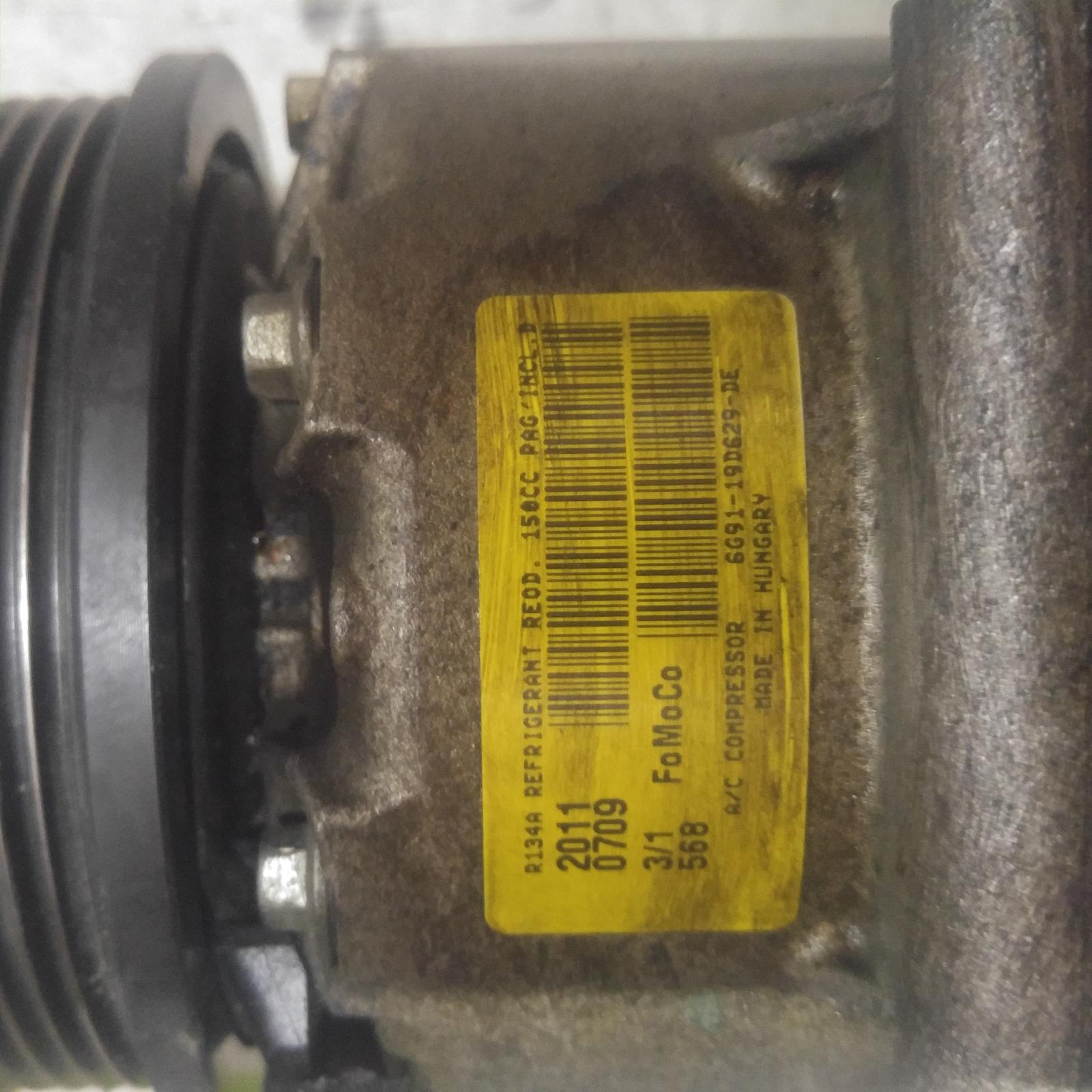 192638, Used aircon compressor for 2008 mondeo mamc, 2.3, petrol, 10