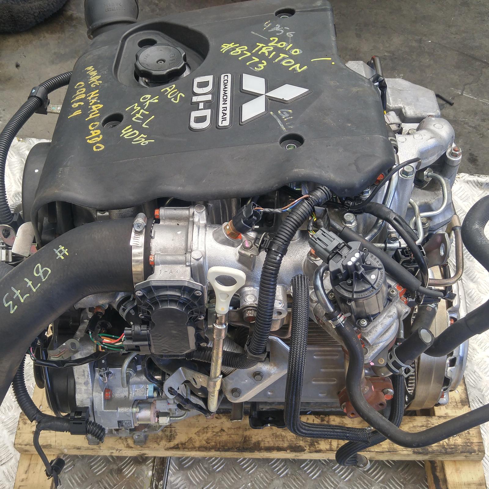 192707, Used engine for 2010 triton diesel, 2.5, 4d56, turbo, 100kw, 2wd, mn, 08/0904/15