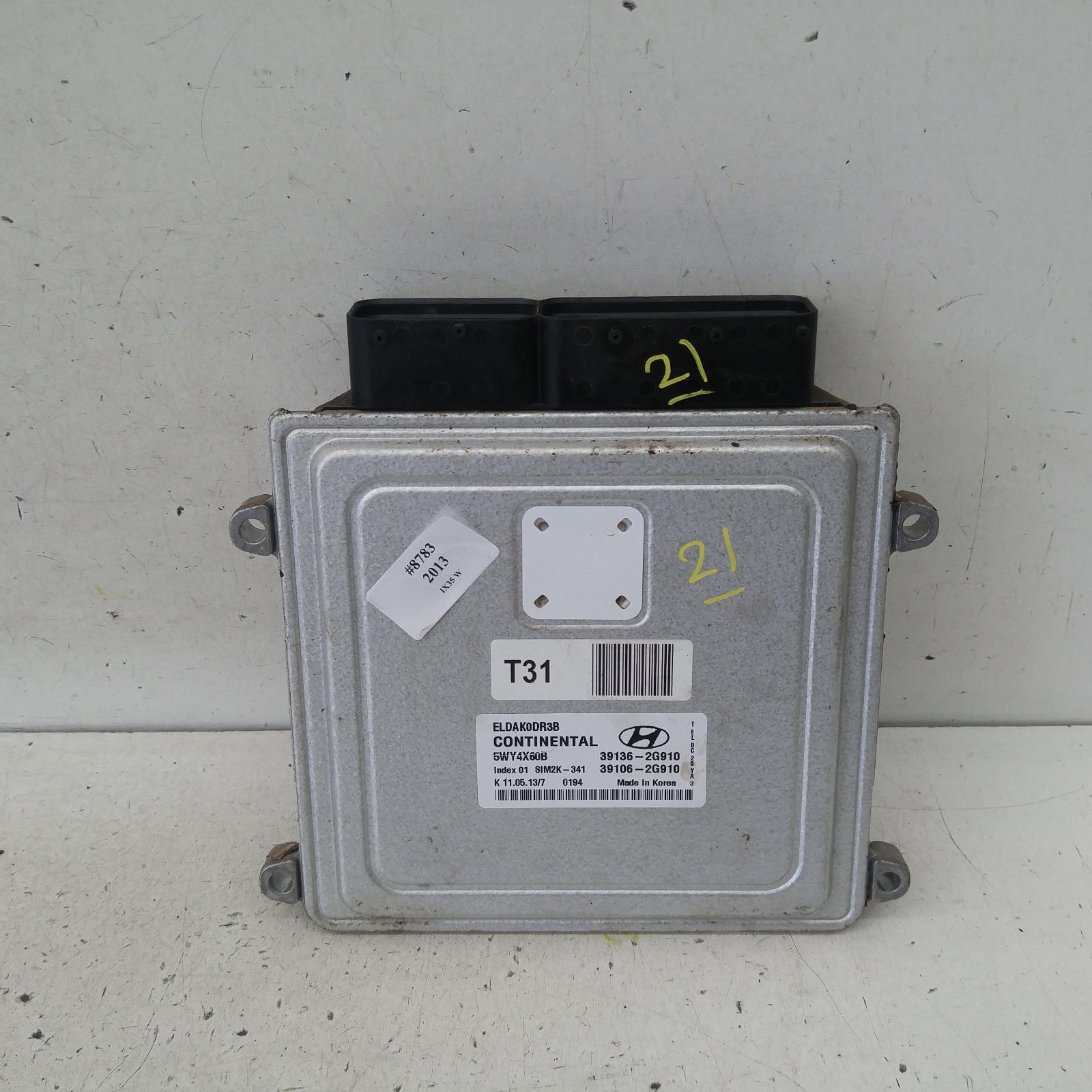 Ix35 Ecu 2013-2016 engine ecu,2.0,petrol,se,ecu only,lm series,01/13-01/16 00008783 #194544