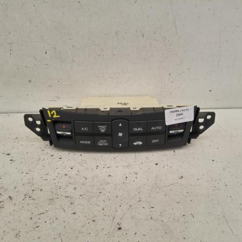 heater/aircon controls