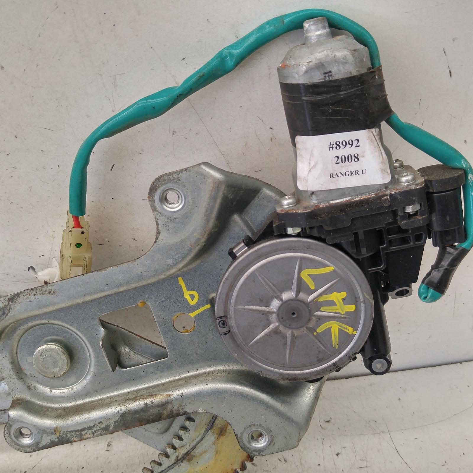 201913, Used window regulator/motor front left for 2008 ranger pjpk