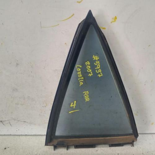 quarter door glass rear right