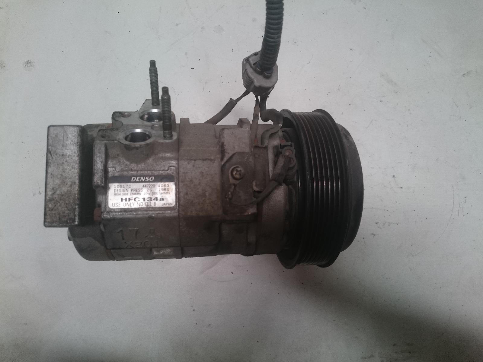 204641, Used aircon compressor for 2005 Camry sk36, 2.4, petrol, nippon denso 10s17c x220, 08/