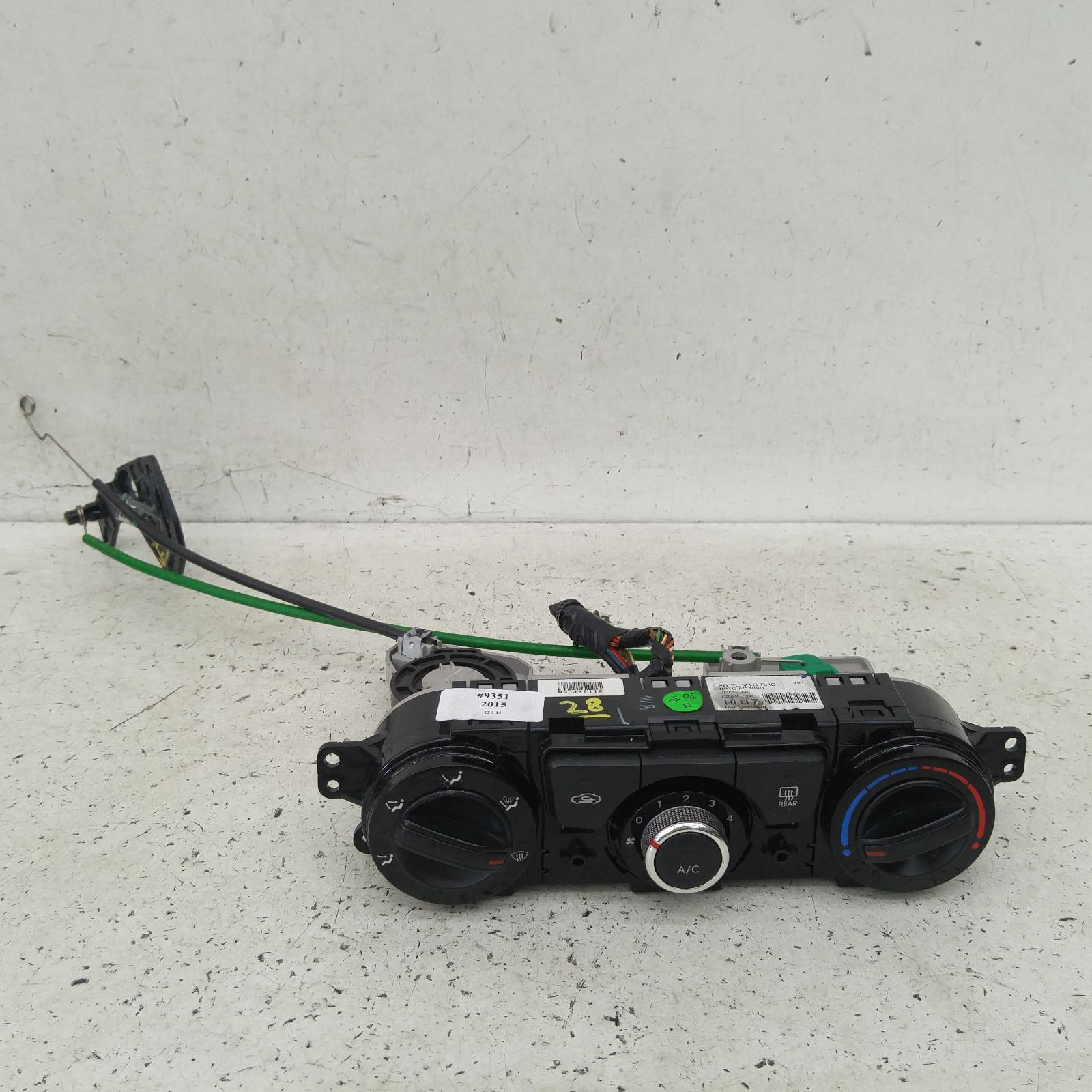 I20 Heater/aircon Controls 2012-2015 pb,non climate type,06/12-12/15 00009351 #206824